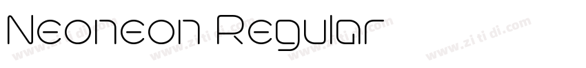 Neoneon Regular字体转换 Neoneon Regular字体转换